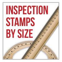 Inspection Stamps by Size