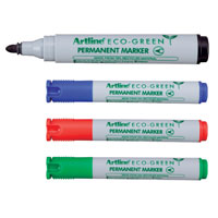 EK-177 - 2.0mm Bullet Eco-Green Permanent Markers - Sold by the Dozen