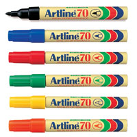 EK-70 - 1.5mm Bullet Permanent Markers - Sold by the Dozen