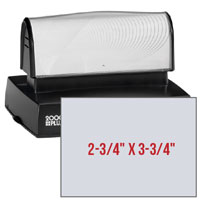 HD 120 Quick Dry Pre-Inked Stamp (2-3/4" x 3-3/4")