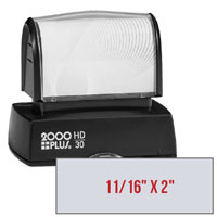 HD 30 Quick Dry Pre-Inked Stamp (11/16" x 2")