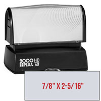 HD40QD - HD 40 Quick Dry Pre-Inked Stamp (7/8" x 2-5/16")