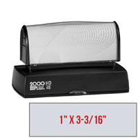HD45QD - HD 45 Quick Dry Pre-Inked Stamp (1-3/16" x 3-3/16")