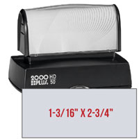 HD50QD - HD 50 Quick Dry Pre-Inked Stamp (1-3/16" X 2-3/4")