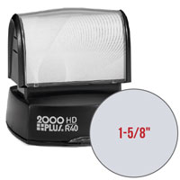 HD-R40QD - R40 HD Pre-Inked Quick Dry Stamp (1-5/8" Diameter)