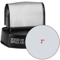 HD-R50 - R50 HD Pre-Inked Stamp (2" Diameter)