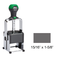 HM-6000 Heavy Duty Self-Inking Stamp (15/16" x 1-5/8")