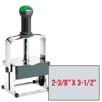 HM-6014 - Large Heavy Duty Plain Self-Inking Stamp (Shiny HM-6014)