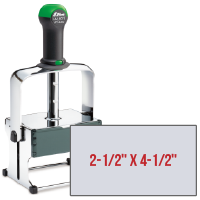 HM-6015 - X-Large Heavy Duty Plain Self-Inking Stamp (Shiny HM-6015)